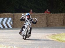 Peter Fonda on Captain America Chopper, Goodwood Festival of Speed 2013