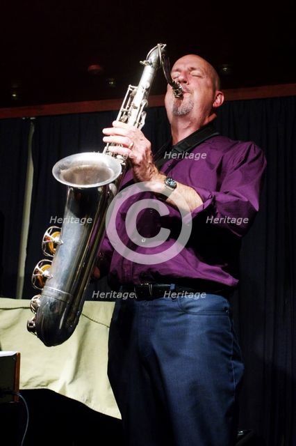 Peter Fraize, Verdict Jazz Club, Brighton, East Sussex, 1st July 2016. Artist: Brian O'Connor.