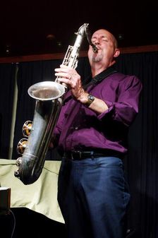 Peter Fraize, Verdict Jazz Club, Brighton, East Sussex, 1st July 2016. Artist: Brian O'Connor