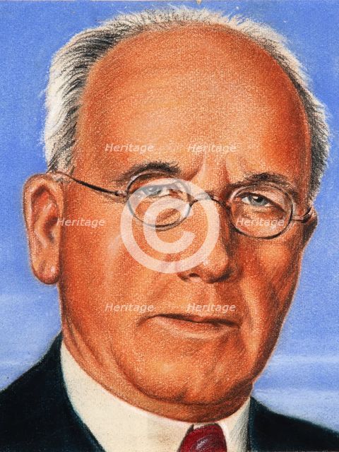 Peter Fraser 1944 (cropped), c1944. Creators: William Timym, Central Office of Information.