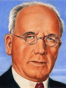 Peter Fraser 1944 (cropped), c1944. Creators: William Timym, Central Office of Information