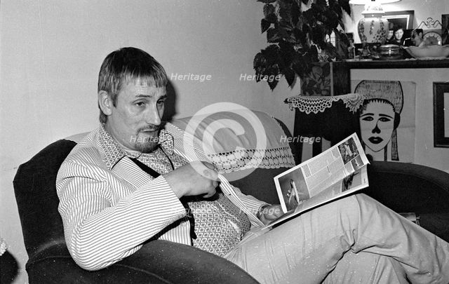 Peter King, At home, London, 1985. Creator: Brian O'Connor.