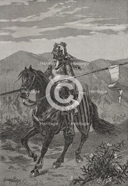 Peter III of Aragon (1240-1285), so-called "the Great", 1890. Creator: Joan Serra y Pausas.