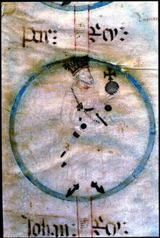 Peter III of Catalonia and IV of Aragon, called El Ceremoniós (1319 - 1387), miniature in a pa…