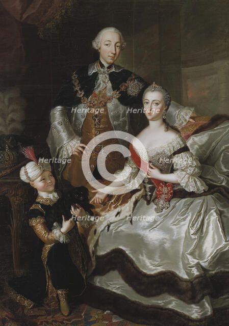 Peter III and Catherine II of Russia, 1756. Creator: Anna Rosina de Gasc.