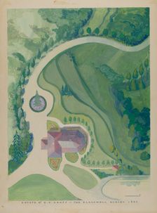 Peter K. Knapp Estate, c. 1936. Creator: George Stonehill
