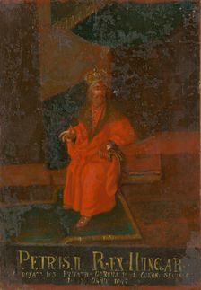 Peter Orseolo, King of Hungary, First half of the 18th cent.. Creator: Anonymous