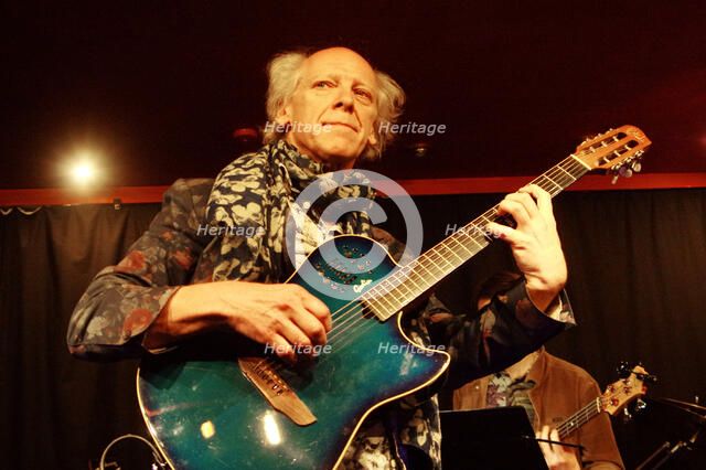 Peter Oxley, Oxley-Meier Guitar Project, Verdict Jazz Club, Brighton, East Sussex, May 2023. Creator: Brian O'Connor.