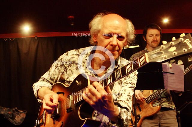Peter Oxley, Oxley-Meier Guitar Project, Verdict Jazz Club, Brighton, East Sussex, May 2023. Creator: Brian O'Connor.