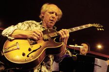 Peter Oxley, Oxley-Meier Guitar Project, Verdict Jazz Club, Brighton, East Sussex, May 2023. Creator: Brian O'Connor