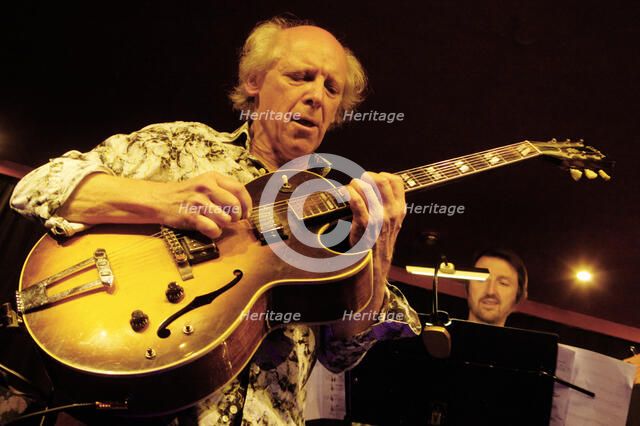 Peter Oxley, Oxley-Meier Guitar Project, Verdict Jazz Club, Brighton, East Sussex, May 2023. Creator: Brian O'Connor.