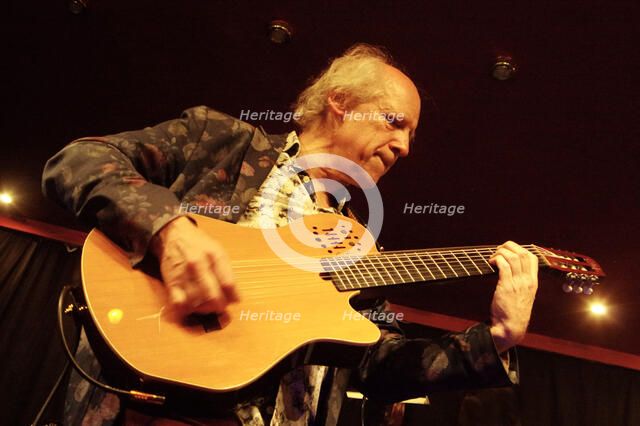 Peter Oxley, Oxley-Meier Guitar Project, Verdict Jazz Club, Brighton, East Sussex, May 2023. Creator: Brian O'Connor.