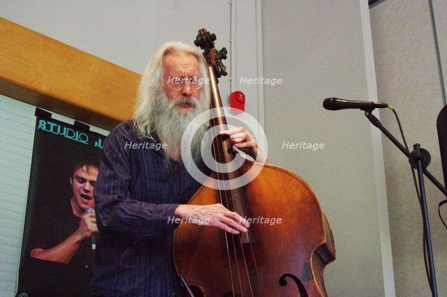Peter Morgan, Mike Piggott’s Hot Club Trio, The Hawth, Crawley, West Sussex, 20 July 2025. Creator: Brian O'Connor.
