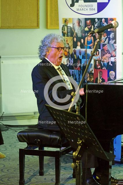 Peter Malinverni, Anais Reno Quartet, Watermill Jazz Club, Dorking, Surrey, July 2024. Creator: Brian O'Connor.