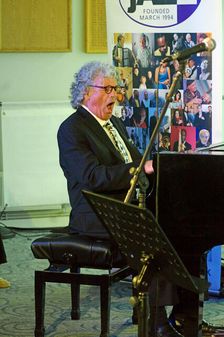 Peter Malinverni, Anais Reno Quartet, Watermill Jazz Club, Dorking, Surrey, July 2024. Creator: Brian O'Connor