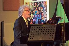 Peter Malinverni, Anais Reno Quartet, Watermill Jazz Club, Dorking, Surrey, July 2024. Creator: Brian O'Connor