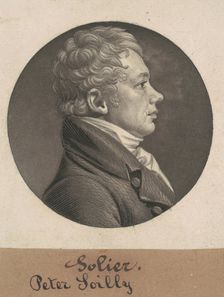 Peter Sailly, 1807. Creator: Charles Balthazar Julien Févret de Saint-Mémin