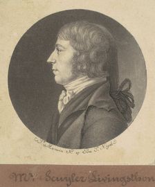 Peter Schuyler Livingston, 1797. Creator: Charles Balthazar Julien Févret de Saint-Mémin