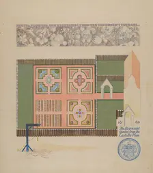 Peter Stuyvesant Garden, c. 1936. Creator: George Stonehill