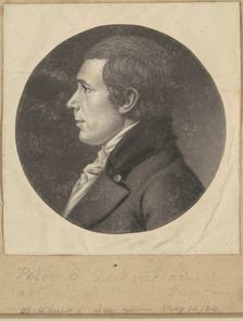 Peter Stephen DuPonceau, c. 1800. Creator: Charles Balthazar Julien Févret de Saint-Mémin
