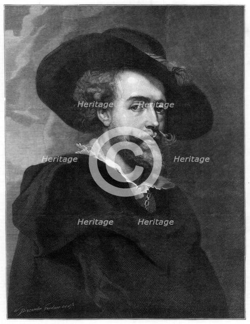 'Peter Paul Rubens', Flemish painter, 1877.Artist: William Biscombe Gardner