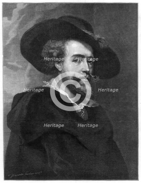 'Peter Paul Rubens', Flemish painter, 1877.Artist: William Biscombe Gardner