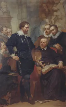 Peter Paul Rubens in his Studio, (c1620s), 1862-1872. Creator: Nicaise de Keyser