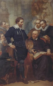 Peter Paul Rubens in his Studio, (c1620s), 1862-1872. Creator: Nicaise de Keyser