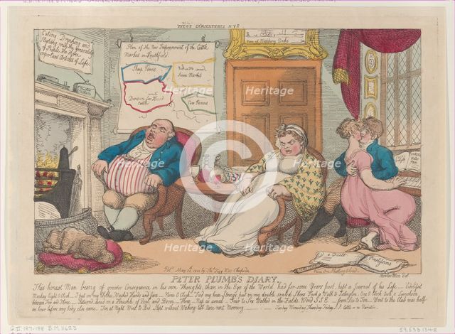 Peter Plumb's Diary, May 20, 1810., May 20, 1810. Creator: Thomas Rowlandson.