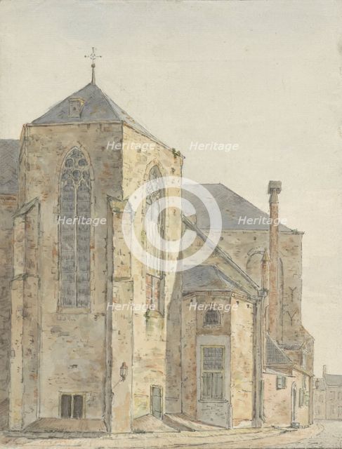 Peter's Church in Utrecht, 1814-1834. Creator: Pieter van Oort Hzn.