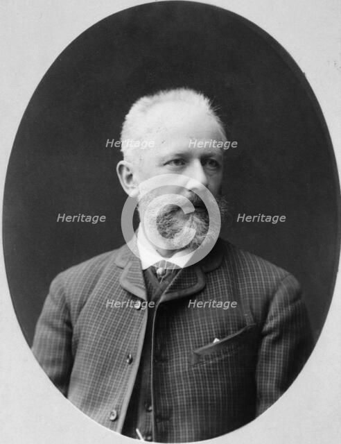 Peter Tchaikovsky, Russian composer, 1880s. Artist: Konstantin Schapiro