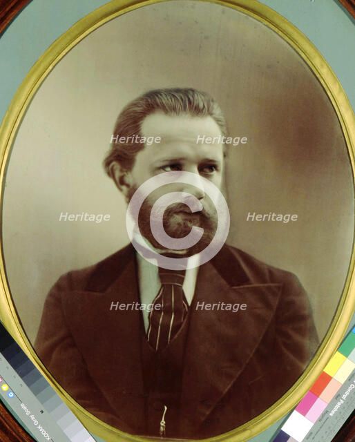 Peter Tchaikovsky, Russian composer, 19th century. Artist: Michail Michailovich Panov