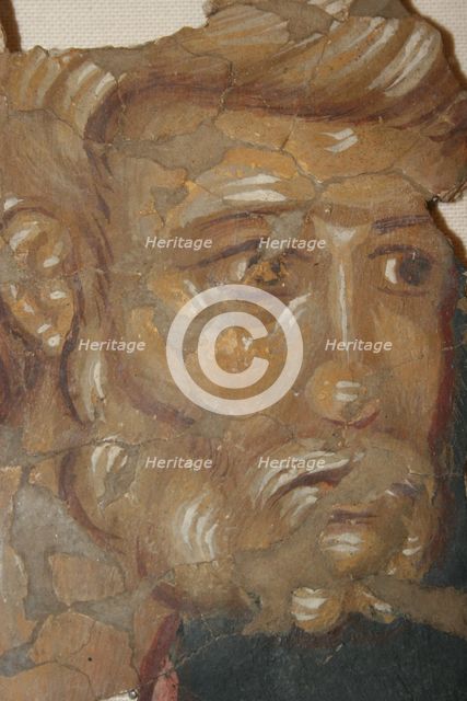 Peter the Apostle, 14th century. Artist: Ancient Russian frescos  