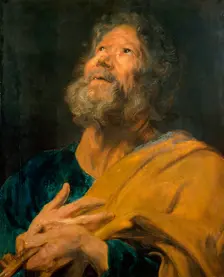 Peter the Apostle 1617-1618. Artist: Anthony van Dyck