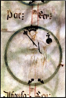 Peter The Great II of Catalonia and III of Aragón (1239-1285), son of King James I, miniature …