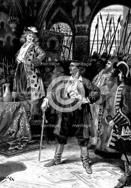 "Peter the Great," the new play at the Lyceum, 1898. Creator: Unknown.