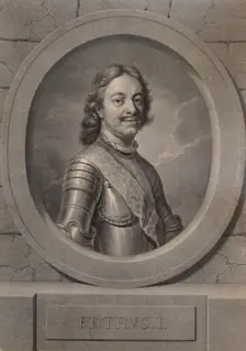 Peter the Great, Tsar of Russia, 18th century (1894). Artist: Johann Friedrich Bause