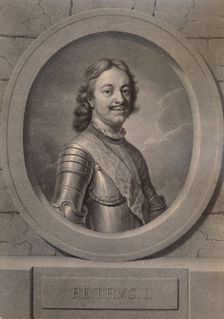 Peter the Great, Tsar of Russia, 18th century (1894). Artist: Johann Friedrich Bause
