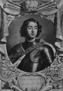 Peter the Great, Tsar of Russia, c1698 (1894). Artist: Peter van Gunst