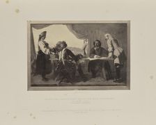 Peter the Great's First Interview with Catherine (Peter the Great sees Katherine for the..., 1858. Creator: Egg, Augustus Leopold (1816-1863)