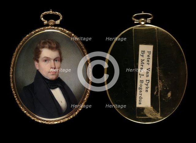Peter Van Dyke, ca. 1835. Creator: Margaret Bogardus.