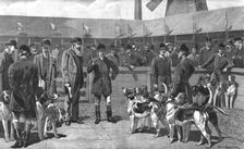 'Peterborough Foxhound Show - Before the Judges, 1890. Creator: John Charlton