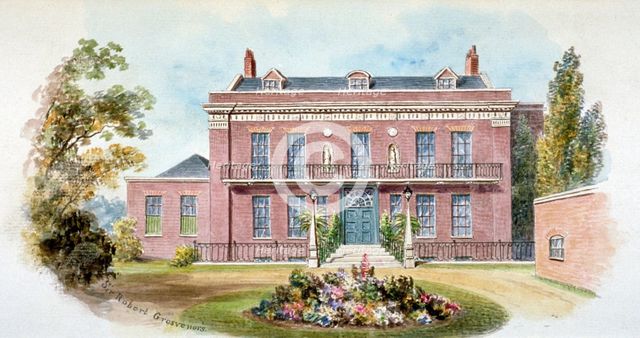 Peterborough House, Millbank, Westminster, London, c1810. Artist: Anon