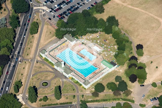 Peterborough Lido, Cambridgeshire, 2018. Creator: Emma Trevarthen.