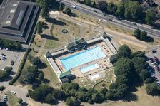 Peterborough Lido, Cambridgeshire, 2018. Creator: Emma Trevarthen