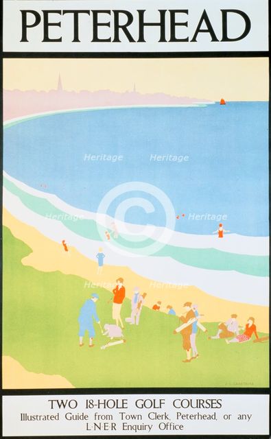 'Peterhead', London & North Eastern Railway (LNER) poster, c1930. Creator: JL Carstairs.