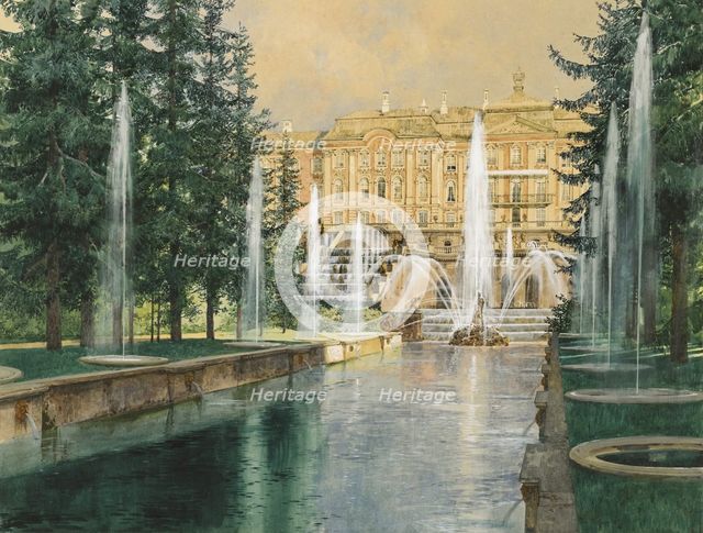 Peterhof, 1898. Artist: Kopallik, Franz (1860-1931)