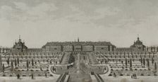 Peterhof Palace near Saint Petersburg, Russia, 1839. Creator: Augustin François Lemaitre