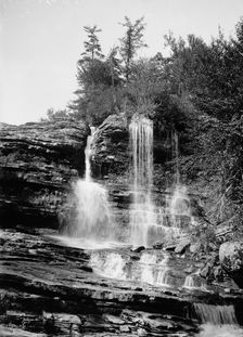 Peterskill Falls, Lake Minnewaska, N.Y., c1903. Creator: Unknown