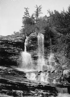 Peterskill Falls, Lake Minnewaska, N.Y., c1903. Creator: Unknown